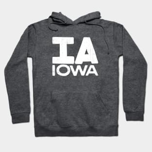 IA Iowa State Vintage Typography Hoodie